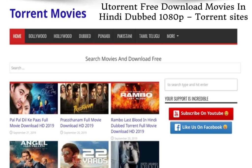 utorrent download movies for free